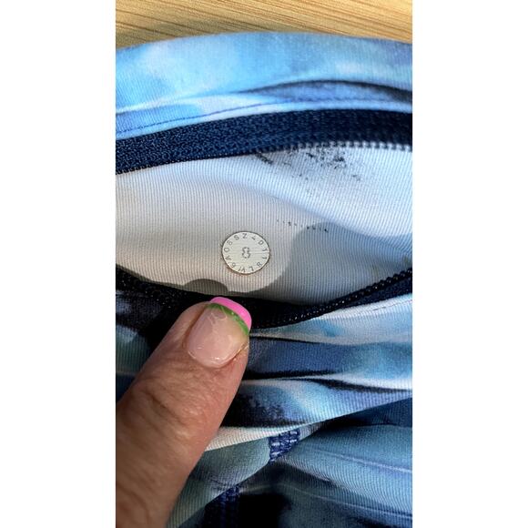 Lululemon Speed Up Crop Legging 21" Tidal Multi Size 8 - Picture 5 of 10